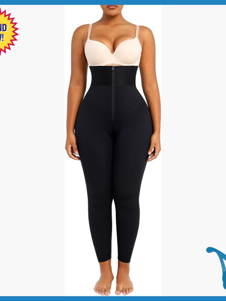 Medium High Waist Tummy Control Leggings Shapewear Yoga Pants Nylon Spandex